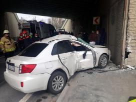 Yeşilköy’de trafik kazası: 1 yaralı