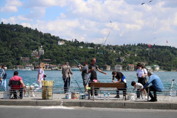 BEŞİKTAŞ’TA SAHİLLERDE YOĞUNLUK