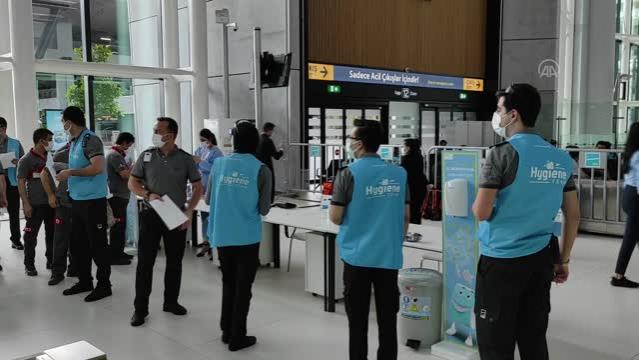 İstanbul Havalimanı’nda çalışanlar için aşılama birimleri oluşturuldu