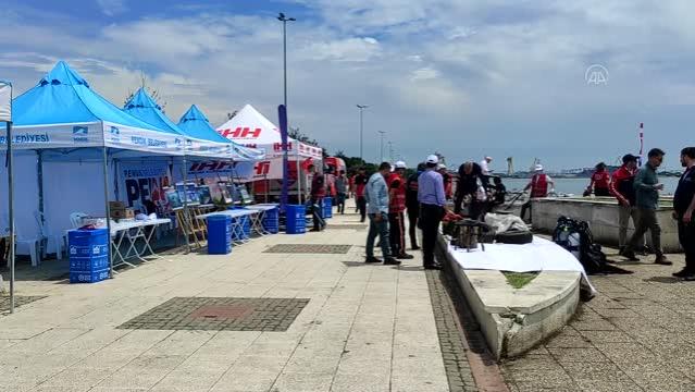 Pendik’te deniz dibi temizliği yapıldı