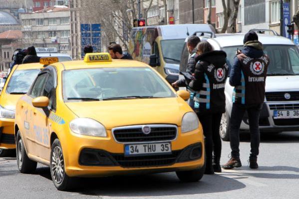 Şişli’de taksi denetimi