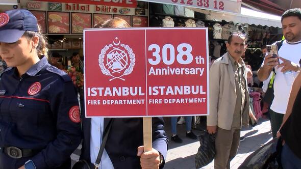 İSTANBUL’DA İTFAİYE TEŞKİLATI’NIN 308’İNCİ YILI KUTLANIYOR