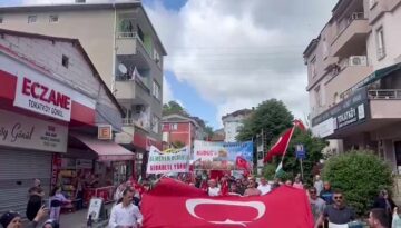 Beykoz’da Filistin’e Destek İçin Protesto Yürüyüşü: Dualarla Son Buldu