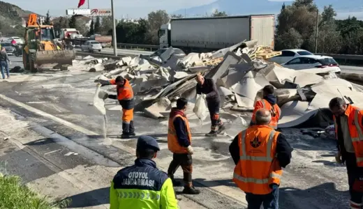 Anadolu Otoyolu’nda Tır Kazası