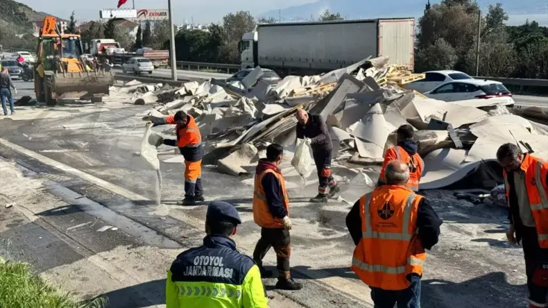 Anadolu Otoyolu’nda Tır Kazası