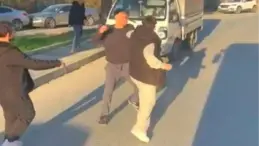 Arnavutköy’de Trafik Kavgası Kamerada